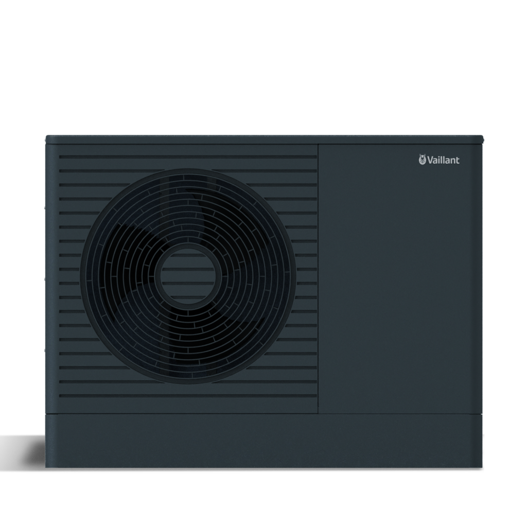 Vaillant lucht-water warmtepomp buitenunit voor energiezuinige verwarming, koeling en warmwaterproductie in woningen
