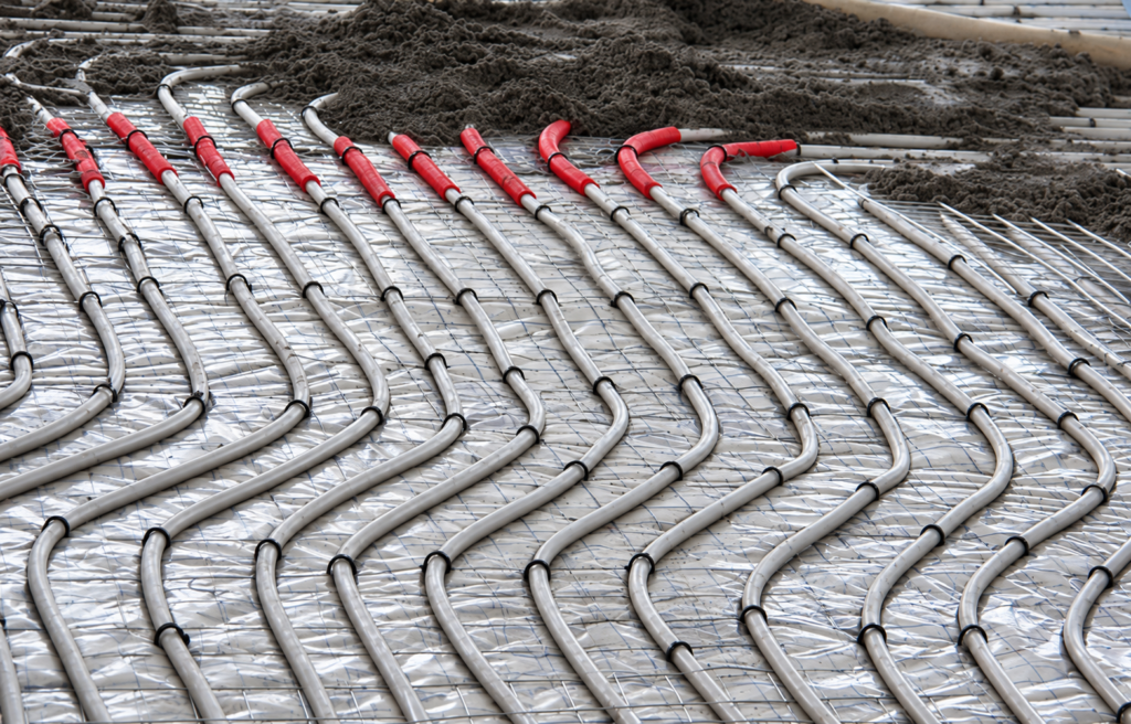 Project Orthosystems: aanleg van de vloerverwarming